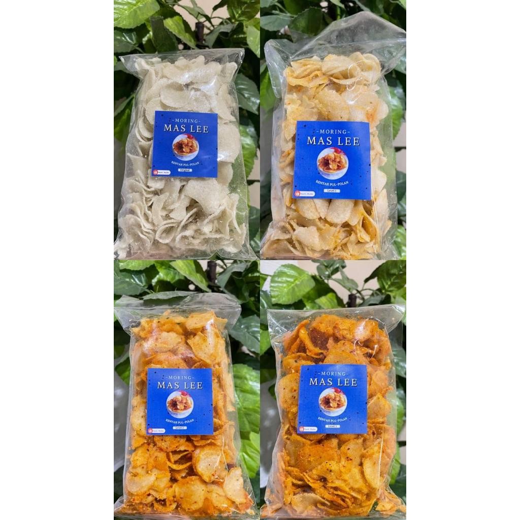 

Restokobar Snack Renyah Level 3 Rasa Pedas Gurih Cimol Kering Mng 250Gr Cemilan