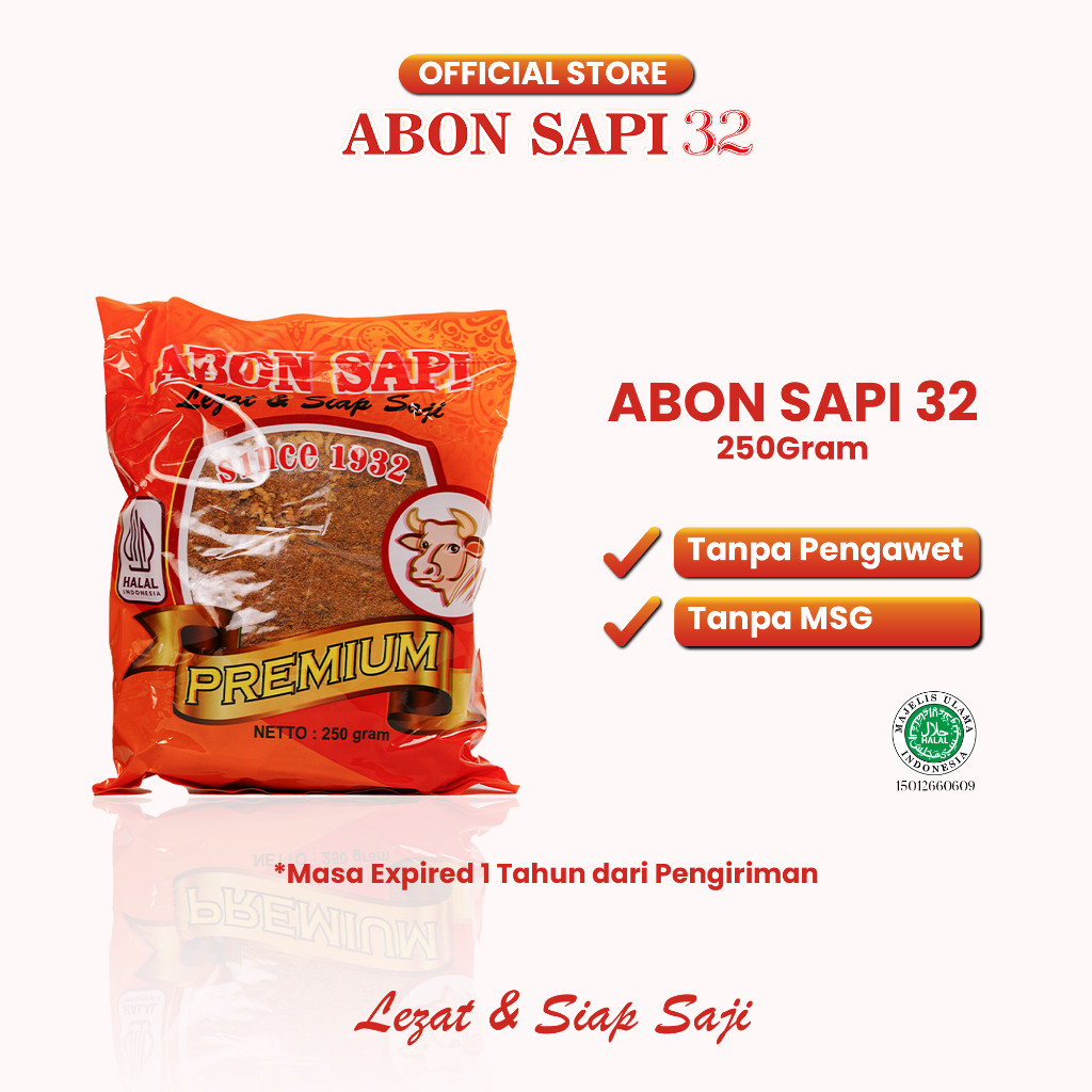 

Omahjajanan Abon Sapi 32 250Gr Asli Premium Lezat Dan Siap Saji Tanpa Pengawet