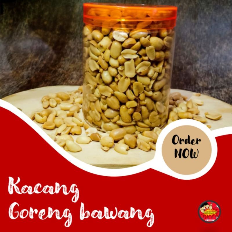 Omahjajanan Beledagid Kacang Goreng Bawang Toples 450Gr
