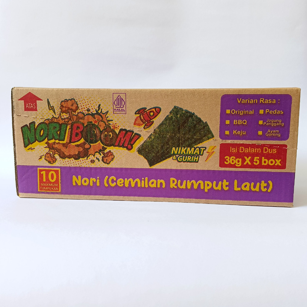 

Eumsig Paket Hemat Nori Boom 5 Rasa - 1 Dus