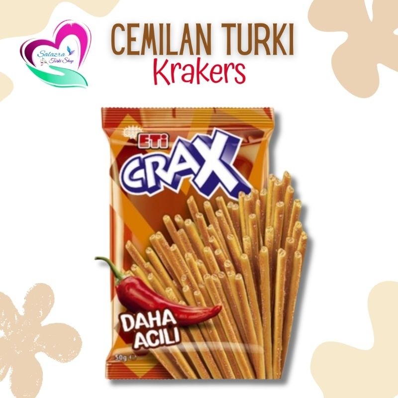 

Eumsig Cemilan Turki Cubuk Kreker Eti Crax Cracker Turki Simit Kraker Ulker