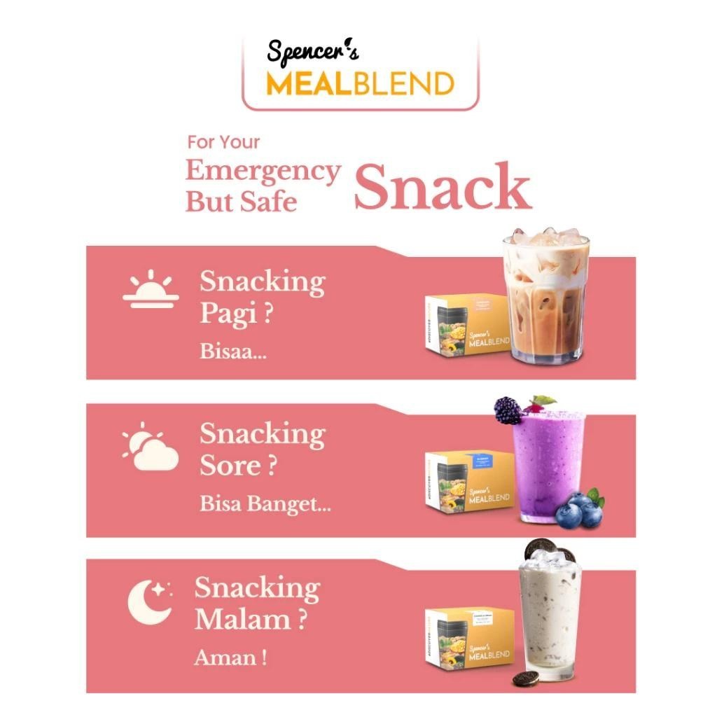 

Sega Tungtung Spencer Meal Blend Multigrain - Meal Replacement Makanan Diet (Bonus