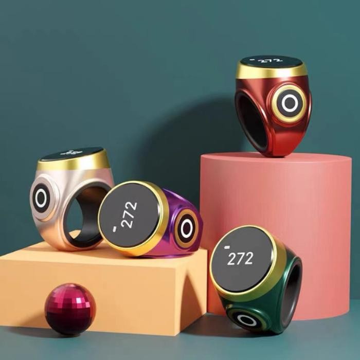 Iqibla Zikr Ring Tasbih Digital Tasbih Smart IQIBLA Ring Iqibla Cincin Tasbih Digital Bluetooth