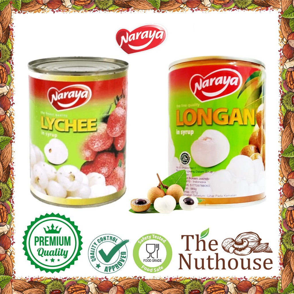 

Sega Tungtung Naraya Lychee / Longan In Syrup / Buah Kelengkeng / Leci Dalam Sirup 565Gr [Halal]