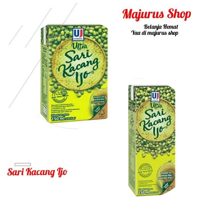

Promo Terbatas Ultra Sari Kacang Ijo 150 Ml- 250Ml [1Dus-24Pcs] Aman
