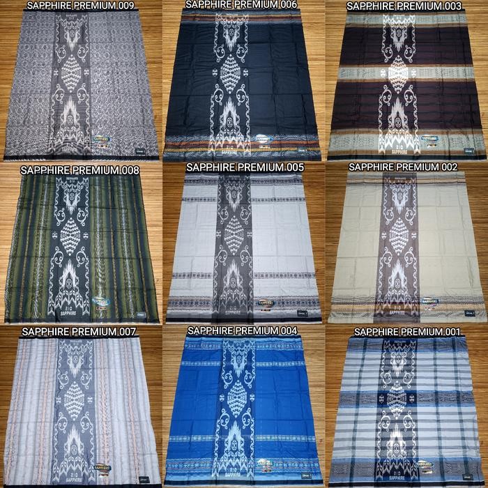 Sarung Sapphire Premium Songket Kembang