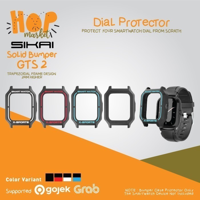 Sikai Solid Bumper Doff 2Col Case Screen Cover For Amazfit Gts 2 Gts2