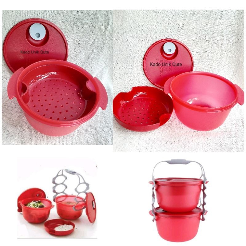 Tupperware Lunch Cater Bowl 2L Aman di Microwave