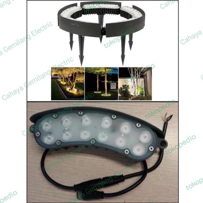 Terbaru Lampu Sorot Taman Spot Led 12W 12Watt Dc 24V 24Volt Pohon Outdoor Ip65