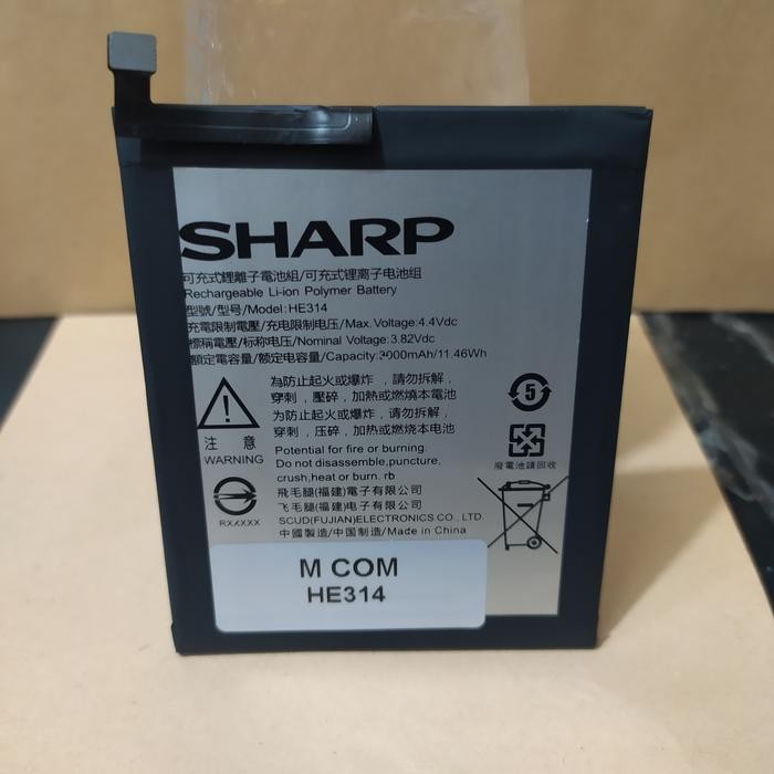 READY STOK Baterai Sharp Aquos Z2 Batre Sharp A1 FS8002 HE314 Original
