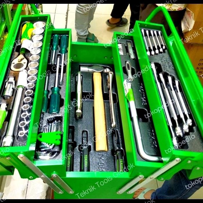 Terbatas Tekiro Mechanic Tool Box 72Pcs St-Tb1944 Mekanik 72 Pcs Tekiro Ori