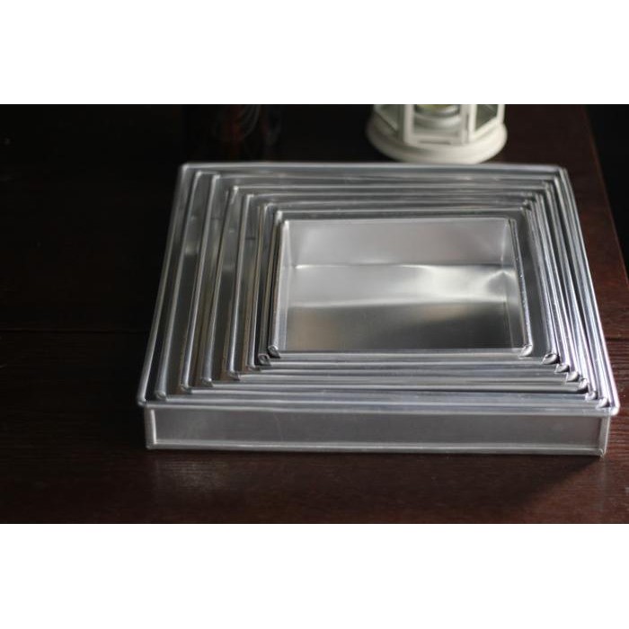 

Loyang Bolu Kotak 30 X 30 X 7 Cm Kuat Tebal 8Mm Cake Pan Made In Indo