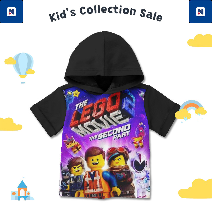 Kaos Hoodie Anak Lego Film Kartun Sepak Bola 3D H5 Kaos Lucu Imut dan Gaul dengan Sablon Sublime yan