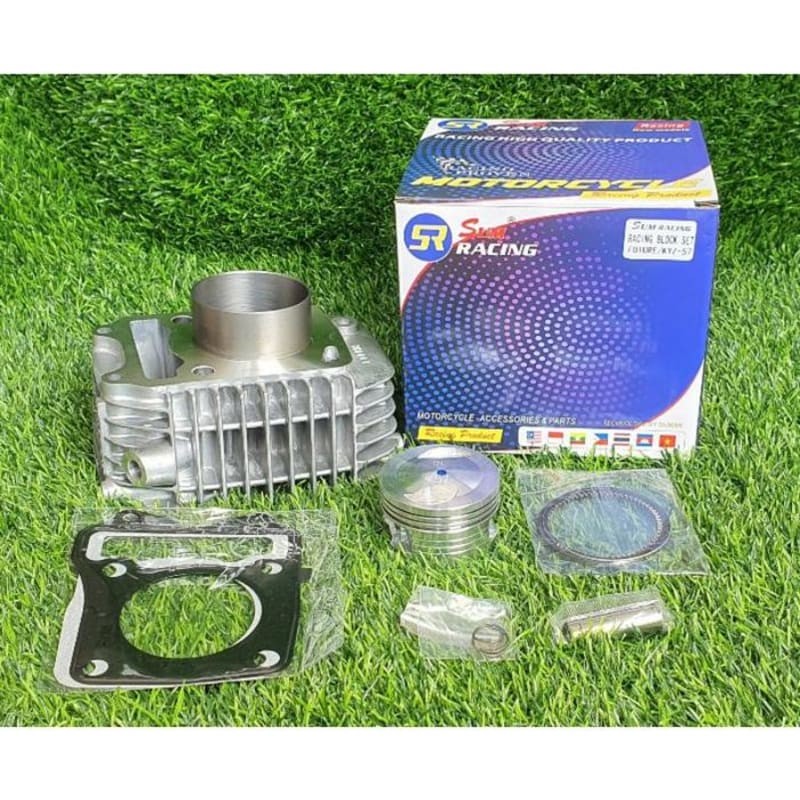 Blok Bore Up Honda Supra X 125 Fi / Blade 125 fi / Kharisma Size 57MM ( 150cc ) - BLOK KYZ 125 FI 57