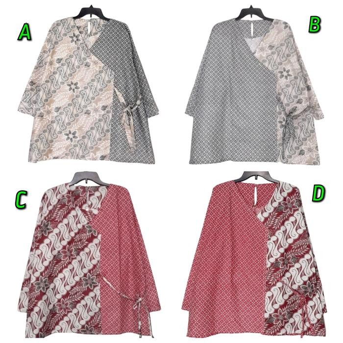 PREMIUM Blus Batik Premium Jumbo size sampai Ld 150