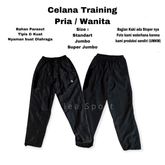 PREMIUM Celana Training Olahraga Jumbo Pria Wanita Parasut Despo Lari Jogging