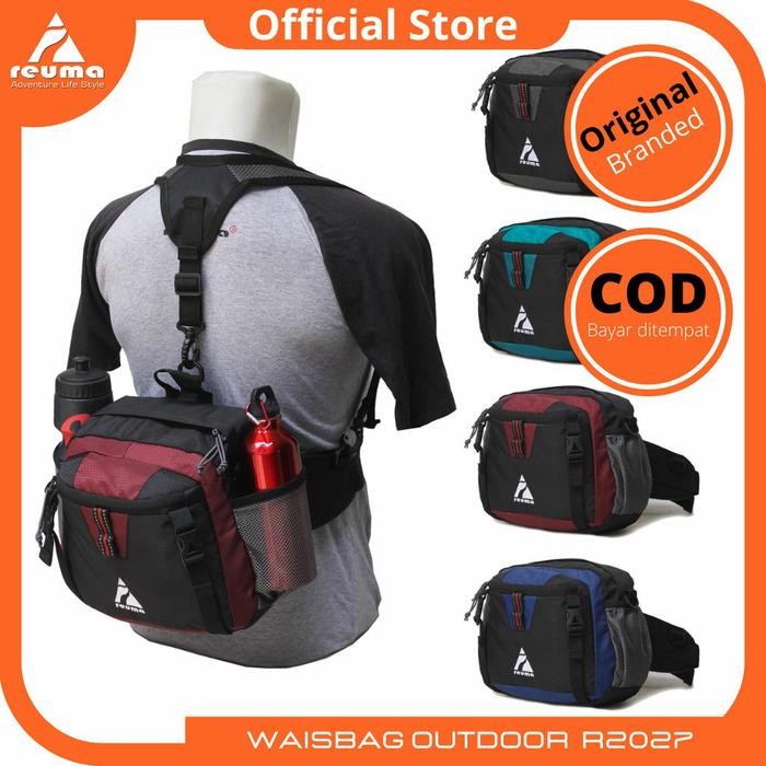 PREMIUM Waistpack Lumbarpack Tas Pinggang Multifungsi Tas Motocross Tas sepeda