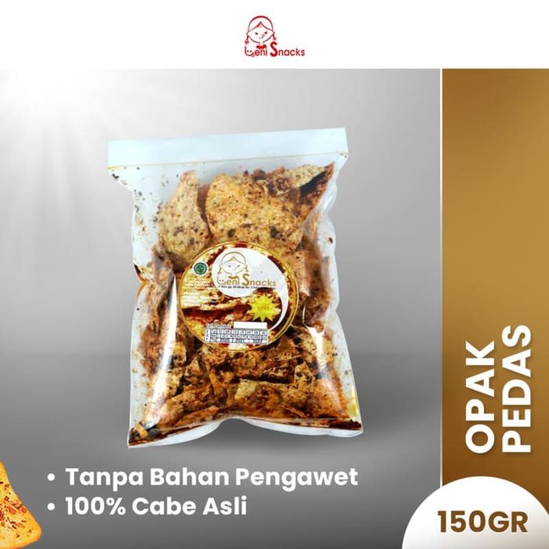 

Keripik Singkong Opak Pedas Asli Leni Snacks Oleh oleh Cemilan Snack Khas PekanBaru