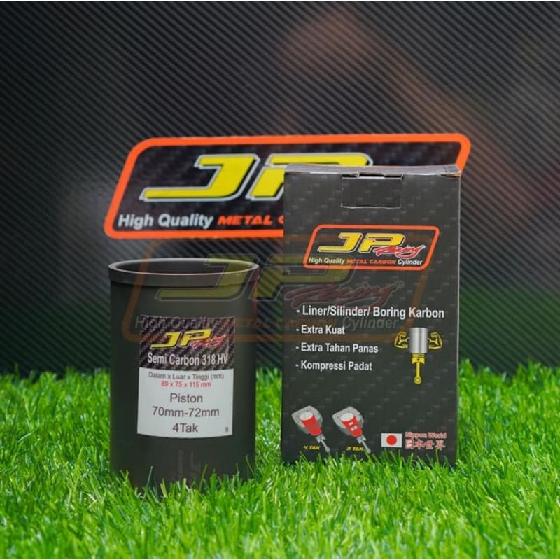 JP RACING Liner carbon utk piston 70 -72 mm bahan SEMI CARBON 318HV ORIGINAL GENUINE ASLI JPLiner