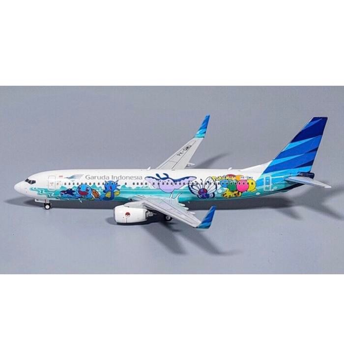 Diecast Pesawat Boeing 737-800 Garuda Indonesia Pokemon 1/400 By Phoenix