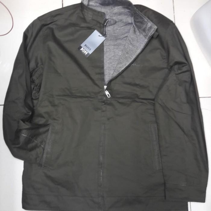 PREMIUM Jaket BOSS katun bolak balik import JUMBO