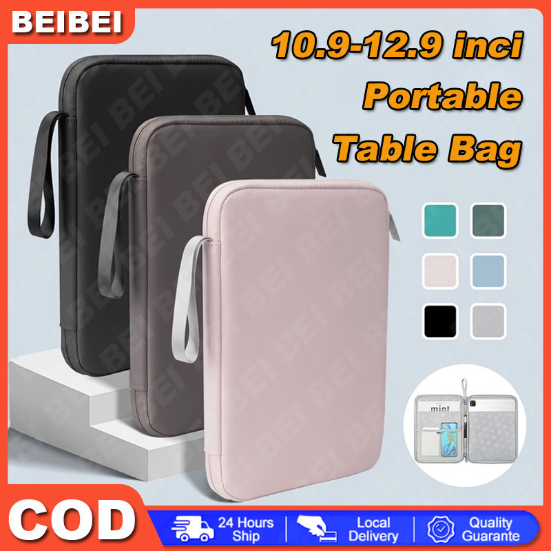 COD Tas Serbaguna Tablet 7-12.9 Inci + Laptop - Samsung/Xiaomi/iPad/Infinix Xpad 5 Lapis Organizer