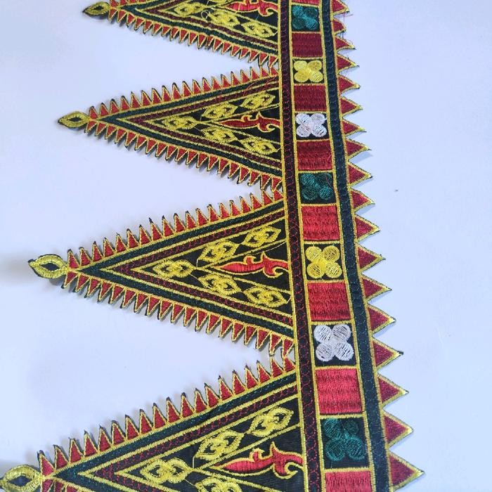 

SIAPKIRIM renda bordir baju aaceh gayo lebar 19.5cm panjang 4.5 meter Aksess Kain READY STOCK