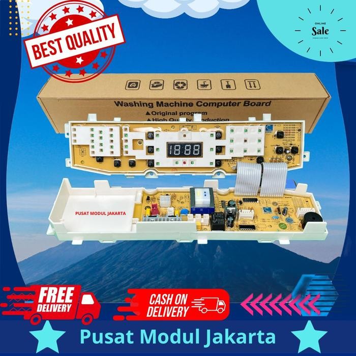 PREMIUM modul pcb mesin cuci samsung WA85V9