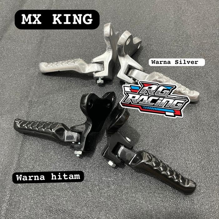 PREMIUM YAMAHA FOOTSTEP ALLOY/PIJAKAN KAKI BELAKANG UNTUK MOTOR YAMAHA MX KING/MX 135/MIO Y15ZR