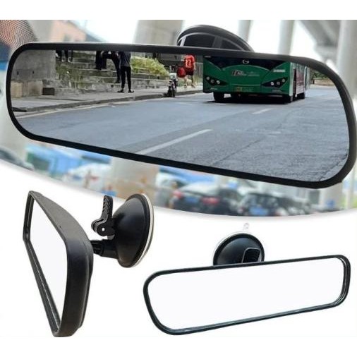 PREMIUM Kaca Spion Dalam Tengah mobil universal Tempel Mobil . spion tengah tempel kaca depan. Kaca