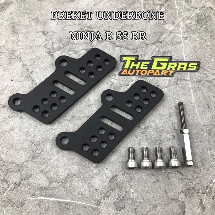 PREMIUM Breket Footstep Underbone Ninja R SS RR Raiser Footstep Adaptor Footstep Underbone Ninja R