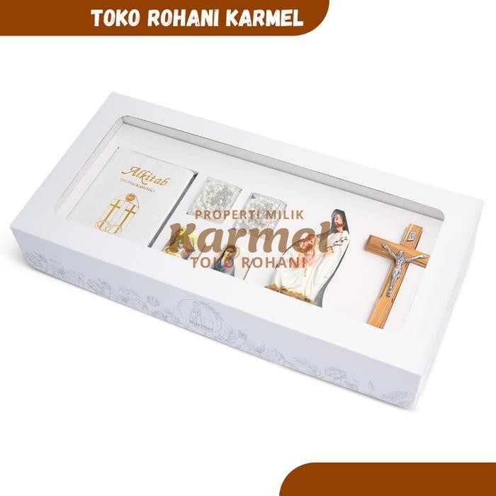 Paket Seserahan Pernikahan Katolik + Kotak Custome / Set Hantaran Pernikahan Katolik / Paket Wedding