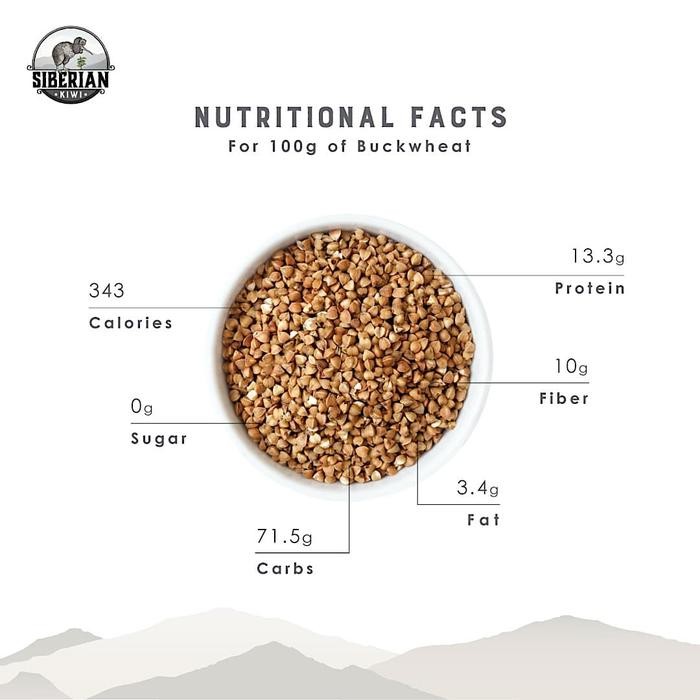

G&C BUCKWHEAT 1000 GRAM - IMPORT DARI RUSSIA