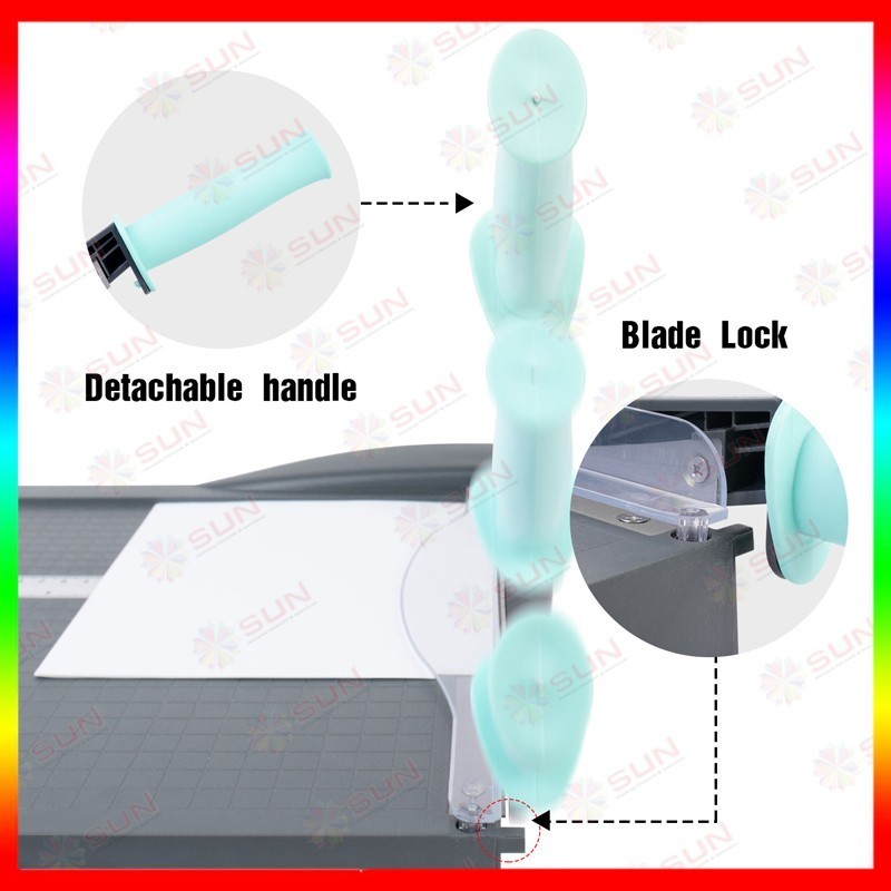 

Paper Cutter A4 / A4+ ( Alat Potong / Mesin Pemotong Kertas HVS, Sticker, Dos, PVC ID Card, Yellow