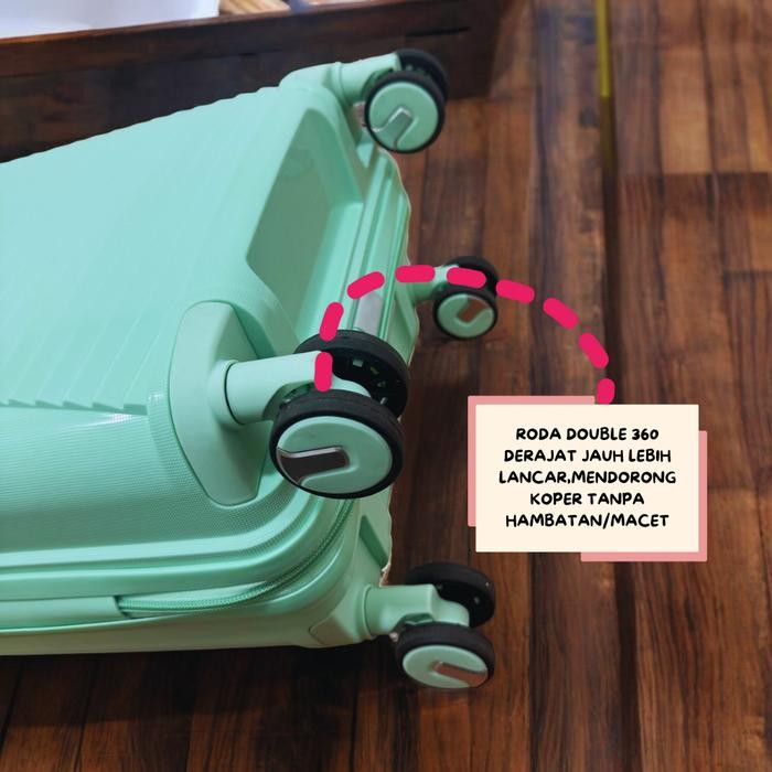 TERBARU KOPER PARKSON 28/24/20 INCH SERIES PP002 DOUBLE ZIPPER READY