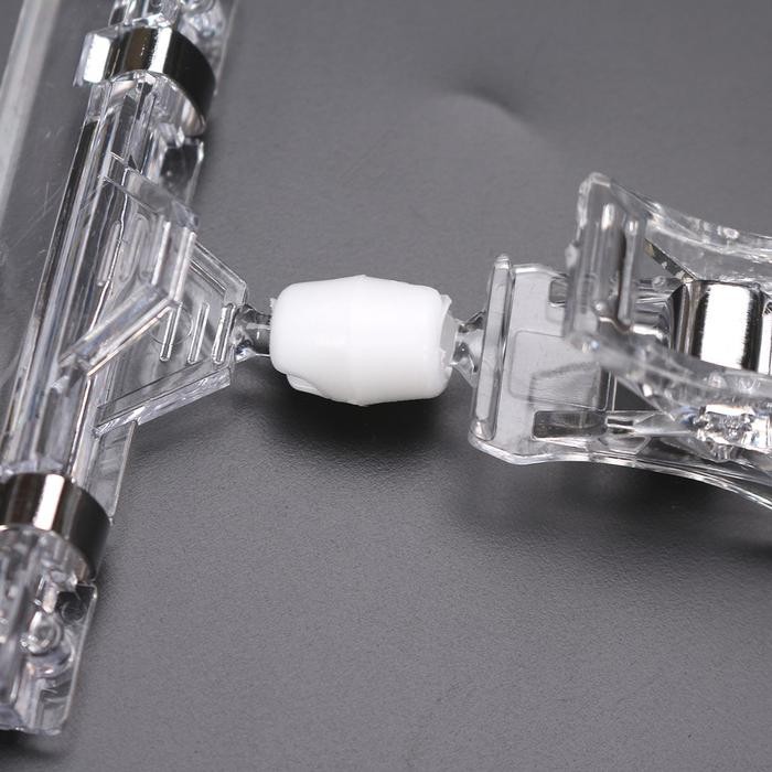 

12Pcs Set Klip Holder Tag/Label Iklan/Harga Bahan Plastik