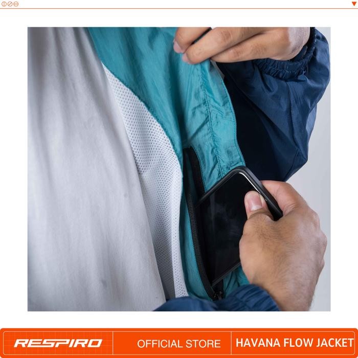 Jaket Respiro HAVANA FLOW Jaket Motor Harian Distro Retroclass Pria Wanita