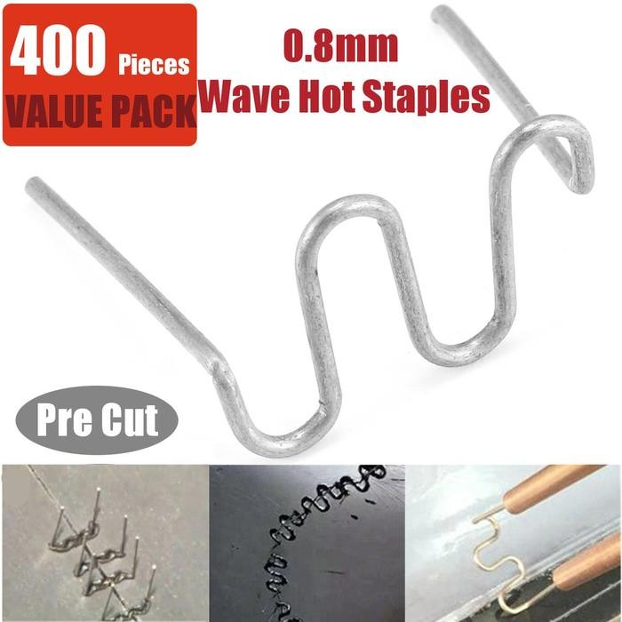 

400Pcs Staples/Kawat Jepret Model Ombak Bahan Stainless