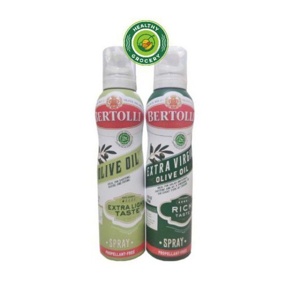 

BERTOLLI Spray Extra Virgin / Extra Light Minyak Zaitun 145 mL