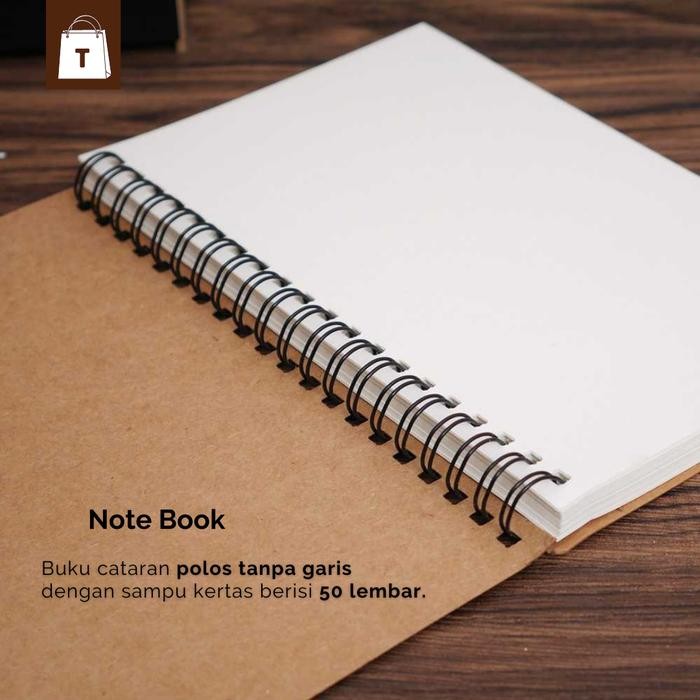 

Ready JT Buku Catatan Sekolah Diary Book Notebook Sketchbook Polos Tanpa Garis