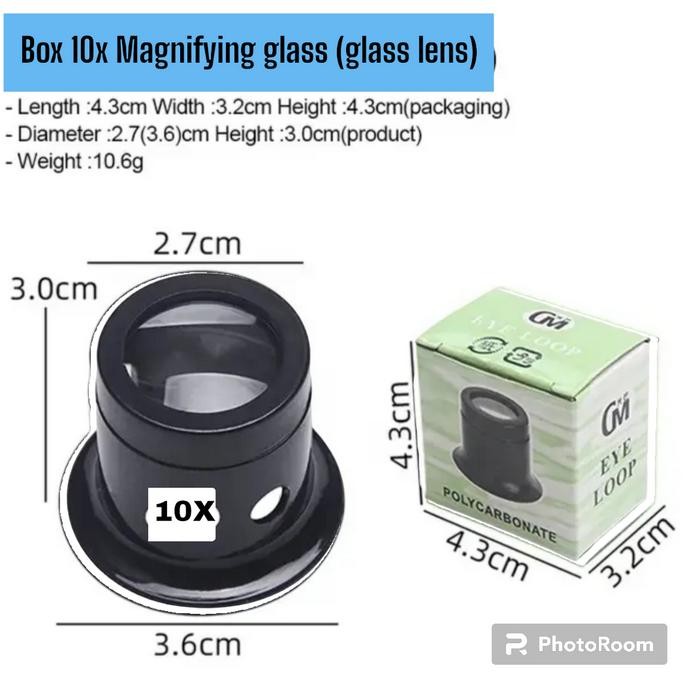 

Ready JT kaca pembesar eyeloop 10X alat servis jam tangan