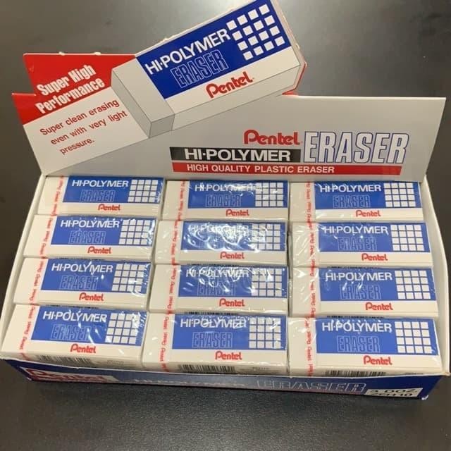 

Ready JT Pentel Penghapus Pensil Jumbo Eraser ZEH-10 Putih (1 PCS)