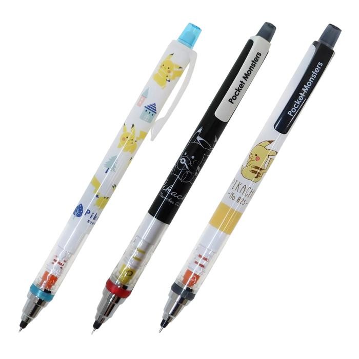 

Ready JT Uni Kuru Toga Pokemon Pikachu Mechanical Pencil Kurutoga 0.3mm 0.5mm Pensil Mekanik Limited
