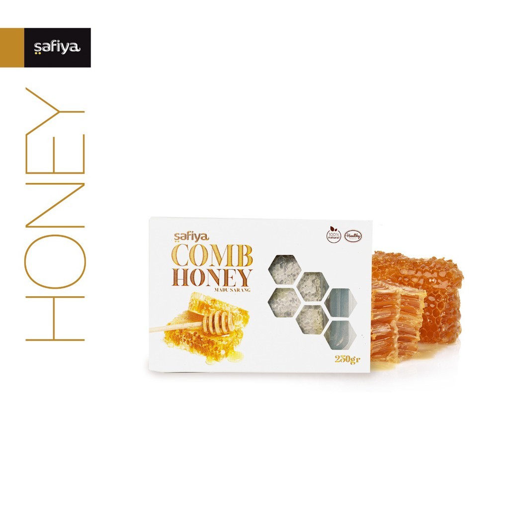 

Safiya Madu Sarang Asli 250 Gram Raw Honey Comb