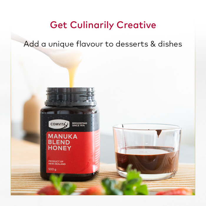 

Comvita Manuka Honey Blend 500g ( 2 BOTOL ) Madu Murni Alami Asli New Zealand