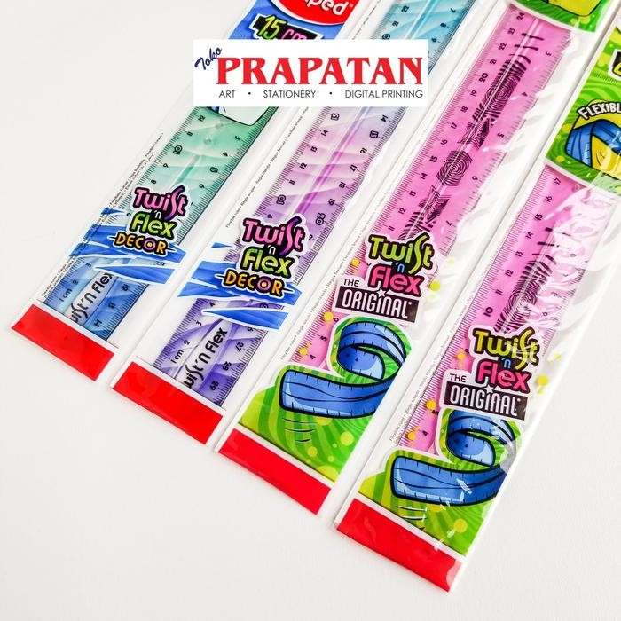 

Ready JT Penggaris Lentur Maped 30cm / Twist n Flex Ruler