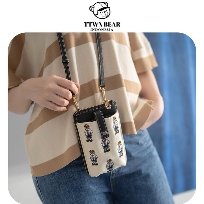 BEST SELLER TTWNBear Tas Kulit Selempang HP Phone Bag Wanita Original TT2499 - TT2470 - TT2470BR -