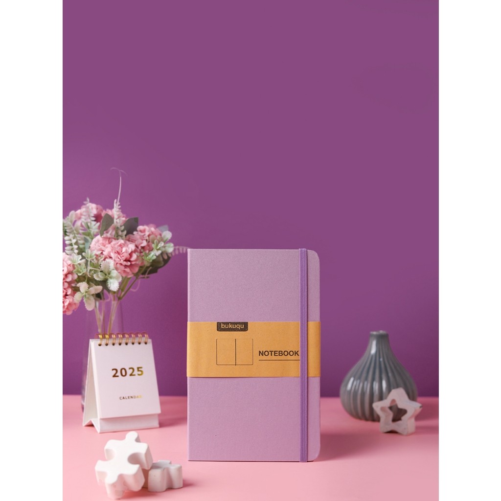 

LINDU bukuqu Classic Notebook Lilac, Polos