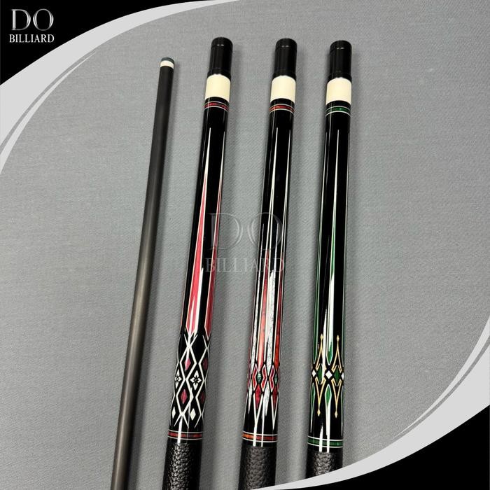 Stick Billiard HC CUE 12.5mm Carbon Cue Leather Grip Low Deflection / Stick HC Cue Carbon