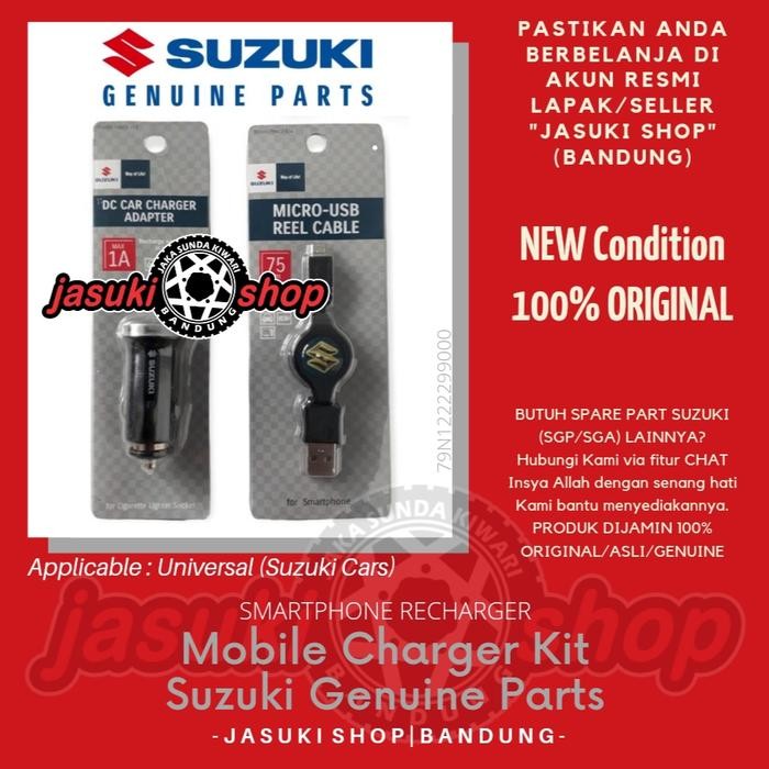 Mobile Charger Kit USB Port Micro USB HP Smartphone Mobil Suzuki